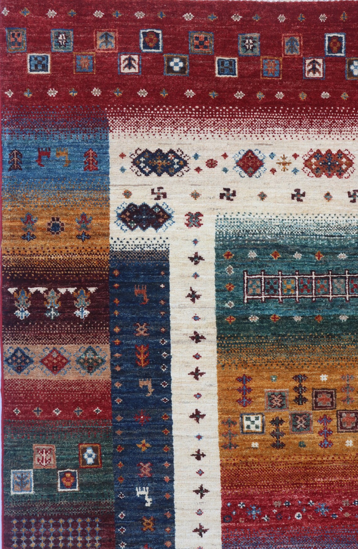 Size 6X8FT Tree Gabbeh Rug- Tree of Life Persion Style Hand Knotted ...