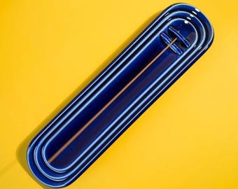 Porta incienso de porcelana hecho a mano