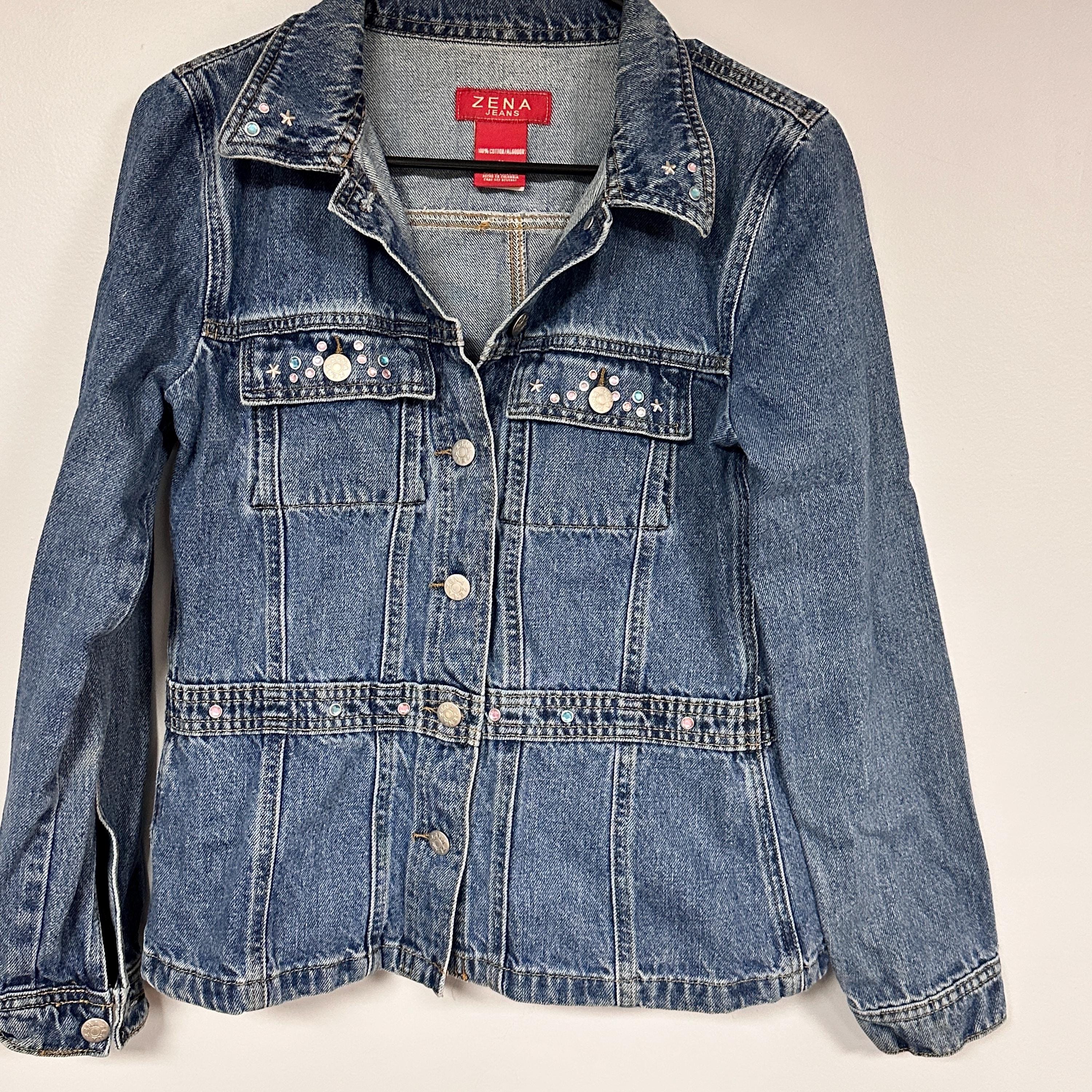 Vintage Zina (80s /90s) Blue Denim Jean Jacket, Not Your