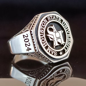 University Ring,Class Ring,Family Ring,Class Ring,Signet Ring,Cristmas gift,christmas Ring,Graduation Gift gift,halloween, Personalized ring