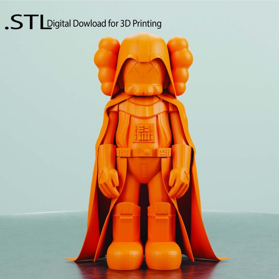 Kaws Darth Vader 3D Model STL | Printable Designer Art Toy - Etsy