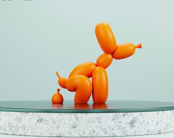 Printable Balloon Dog | 3D Decor for Modern Home & Kids Room
