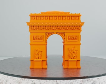 Arc de Triomphe 3D Print STL File, French Architecture Model, Printable Design for House Printers, Paris Building Design