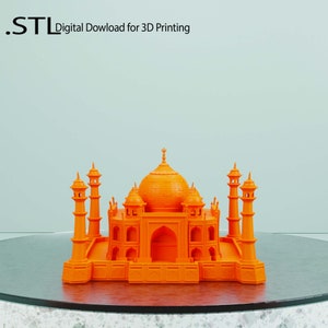 Taj Mahal Stl Datei / druckbare Mintastl-Datei für 3d, Hausdrucker, Architektur-Gebäudestil