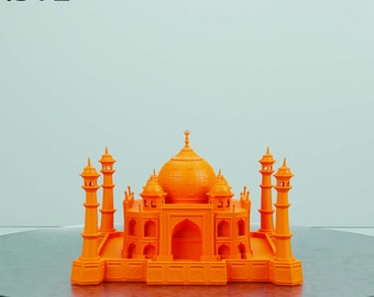 taj Mahal Stl file / printable mintastl file for 3d, house printer, architecture building stl