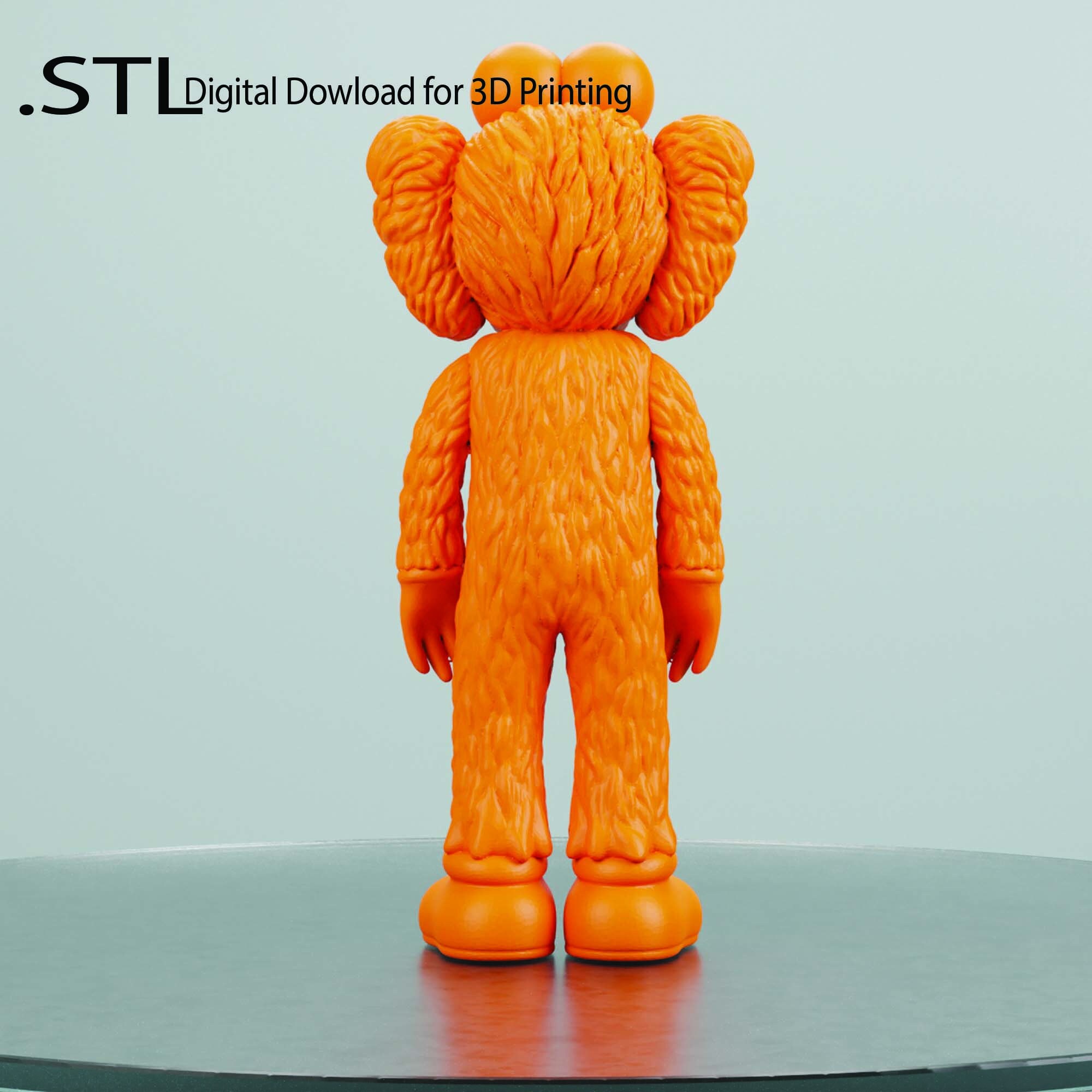 Kaws 3D STL File: Printable Collectible Art Toy (digital Download