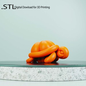 Printable Balloon Sea Turtle | 3D Decor for Modern Home & Kids Room