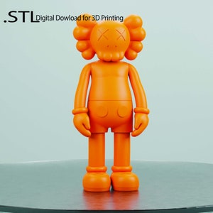 Premium Kaws 3D Model STL File for 3D Printing - High-Quality Digital Download - Collectible Art Toy Maker's Dream-Balloon-Companion Kaws,