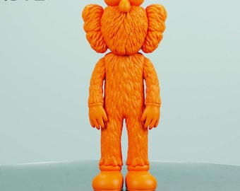 Premium Kaws 3D Model STL File for 3D Printing - High-Quality Digital Download - Collectible Art Toy Maker&#39;s Dream-Balloon-bff Kaws