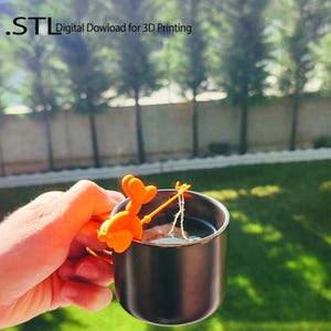 Balloon Dog Tea Infuser .STL File for 3D Printing | Cute Tea Lover Gift | Fun Balloon Animal Mug Accessory | Unique Kitchen Decor