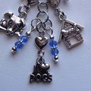Amo a los perros, mejor amigo, llavero, dije para bolso, clip para cartera, diario basura, dije para auto, tirador de cremallera, marcapáginas, dije para teléfono celular, elige color.