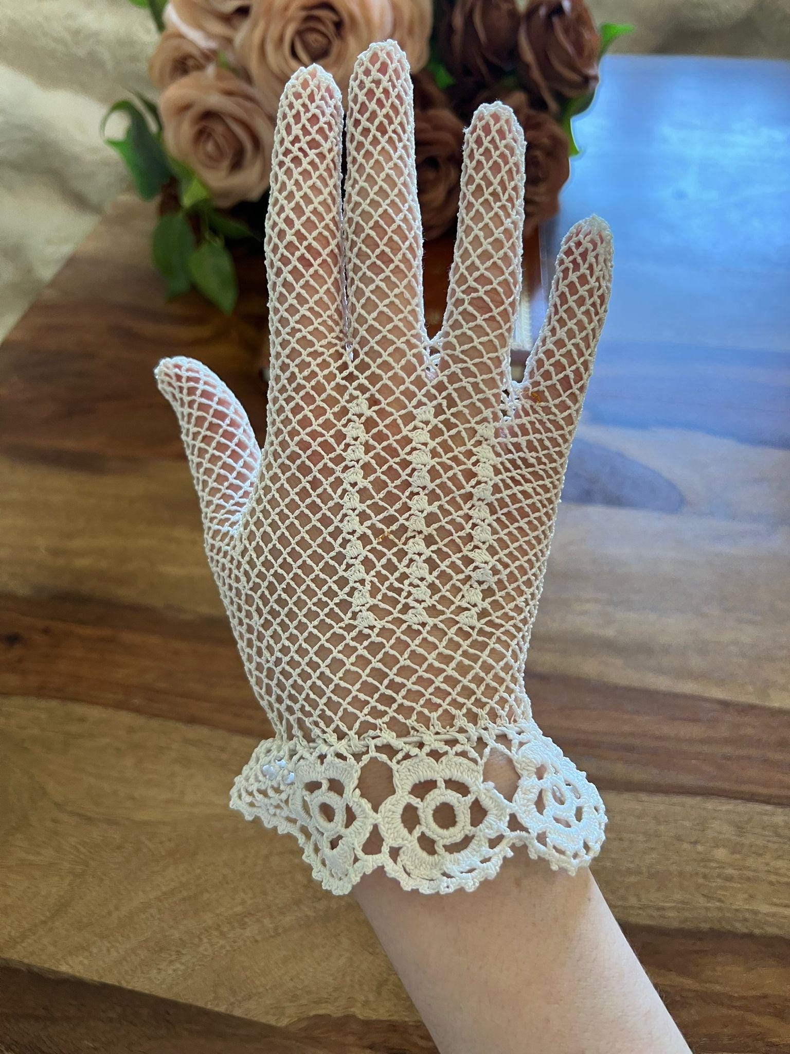 フランスアンティークレース子供用手袋 Antique victorian lace glove - Etsy 日本