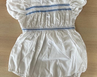 Cute Vintage Baby Romper Girl or Boy 1950s | Baptism | French Vintage Outfit