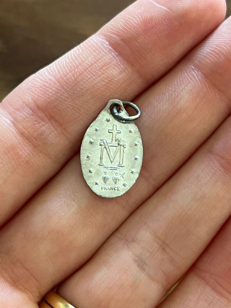 Antique 1830 Miraculous Virgin Mary Religious Pendant, Vintage Medal - Etsy