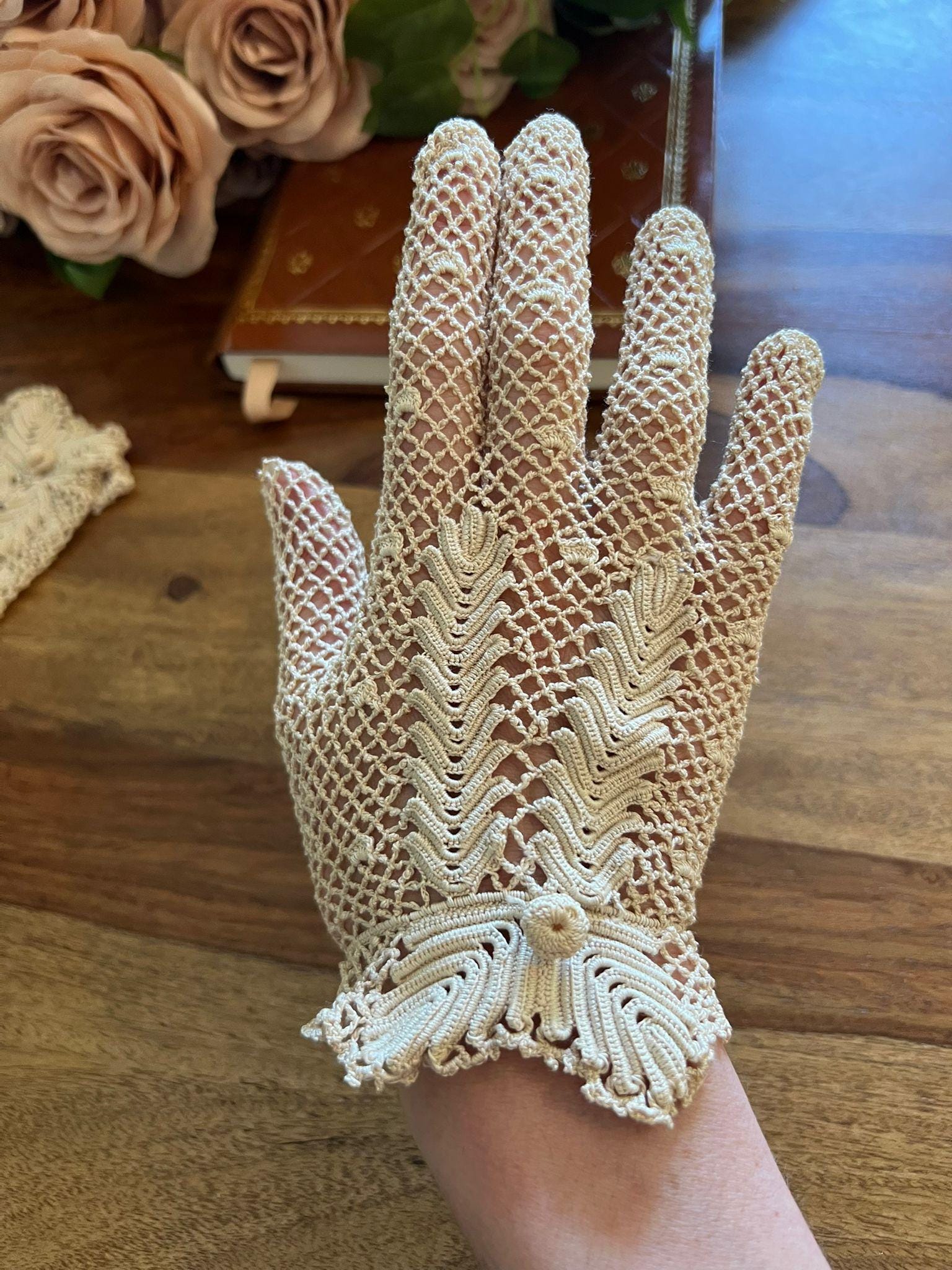 Antique victorian lace glove - Etsy 日本