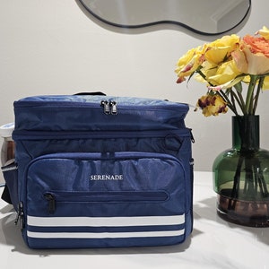 Auslaufsichere kleine Kühltasche / Lunchbox im nordischen Stil 8 mm verdickte Premium Insulierte mittelgroße Lunchbag mit SBS-Band-Reißverschluss