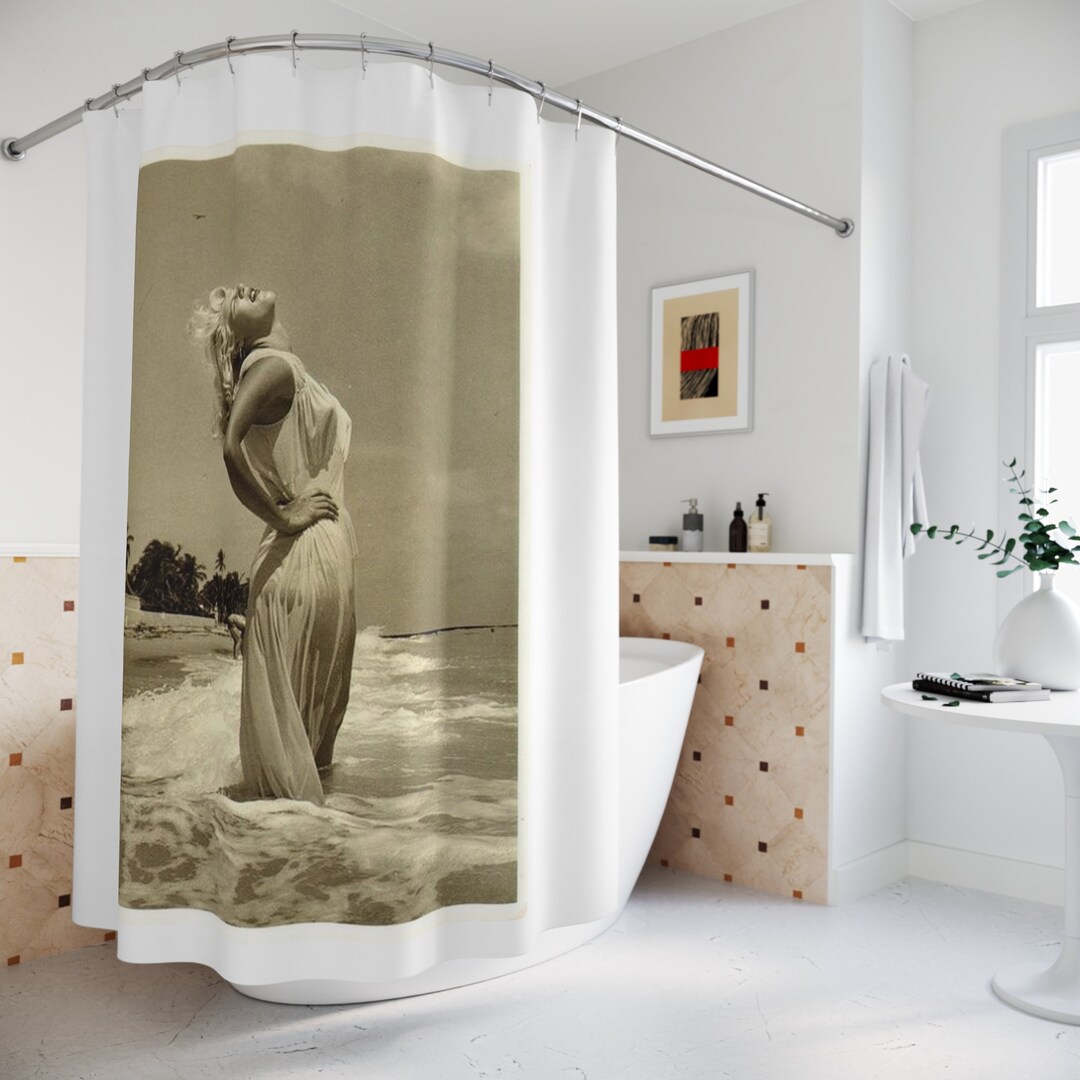 Marilyn Monroe Shower Curtain, Marilyn Monroe Gift, Gifts Under 60