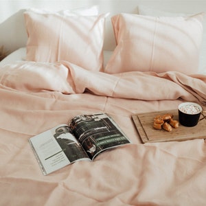 Linen bedding linen duvet cover image 7