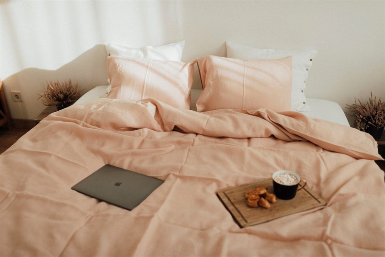 Linen bedding linen duvet cover image 2