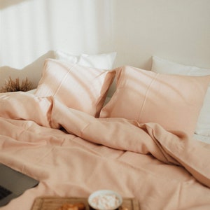 Linen bedding linen duvet cover image 3