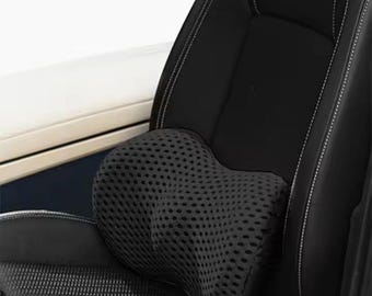 Breathable Memory Foam Car Seat Pillow, Lumber Support, Chair Comfort , pregnant women, Office Worker, alleviate back discomfort