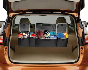Large Capacity Auto Trunk Backseat Storage Hanging Organizer with Pockets for SUV, Trucks MPV