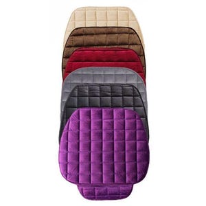 Funda para asiento delantero de coche, resistente al invierno, para mayor comodidad y protección, con bolsillo de almacenamiento, ajuste universal para coche, furgoneta.