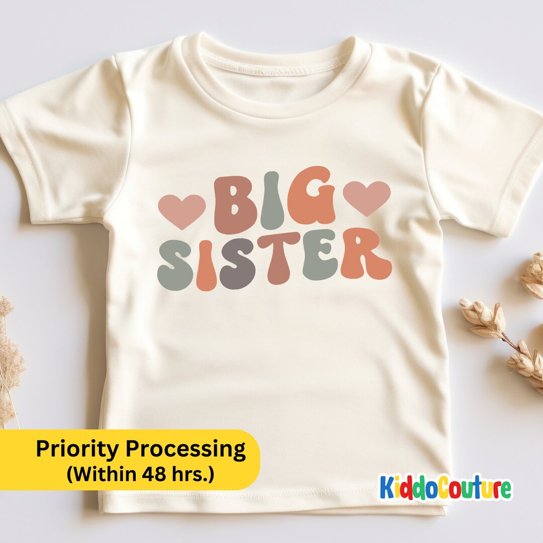Gonna Be a Big Sister Cool T Shirt for Older Sis and Cousin