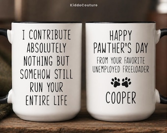 Personalized Dog Dad Gift, Custom Name Dog Dad Mug, Father's Day Gift For Dog Dad (KC-AY934NK)
