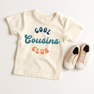 Groovy Cool Cousins Club Toddler Shirt, Cool Cousins Club Shirt, Personalized Cousins Shirt, Gift For Cool Cousins Shirt, Cousins Gift Shirt image 7