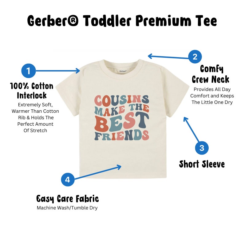 Cousins Make The Best Friends Shirt, Retro Cousins Best Friends Shirt, Gift For Cousins Best Friends, Cousins Best Friends Toddler Shirt image 5