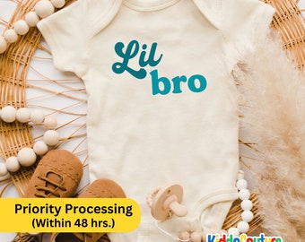 Lil Bro Onesie®, Lil Bro Baby Bodysuit, Little Bro Bodysuit, Little Brother Baby Bodysuit, Little Brother Onesie®, Little Brother Bodysuit