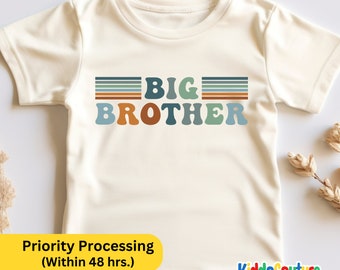 Retro Big Brother Shirt, Big Brother Toddler Shirt, Promoted To Big Brother Shirt, Big Brother Gift Shirt, I Am Going To Be A Big Brother
