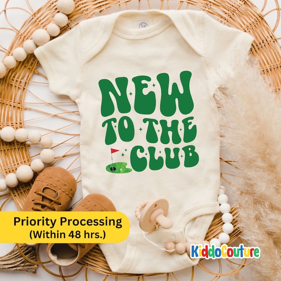 New to the Club Onesie, Retro Golf Club Bodysuit, Future Golfer Baby  Bodysuit, Little Golfer Baby Onesie, New to Golf Club Gift Bodysuit - Etsy  Israel