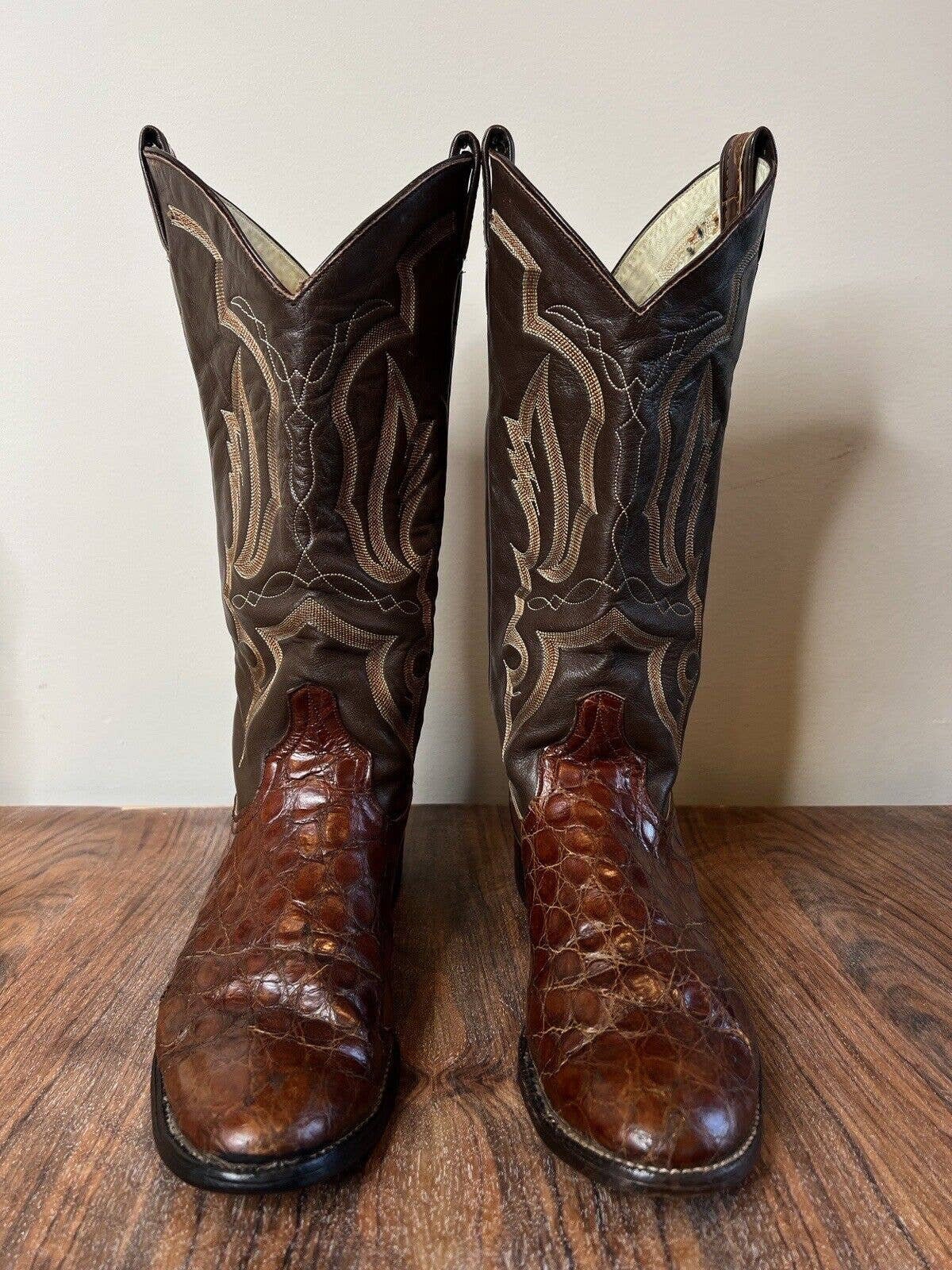Larry mahan alligator boots cheap