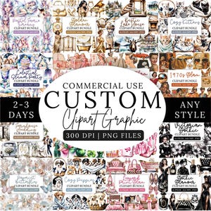 Benutzerdefinierte digitale Grafik | Personalisiertes ästhetisches PNG | Exklusive Clip Art Illustration für Sublimation & Design | Kommerzielle Nutzung | Herunterladen