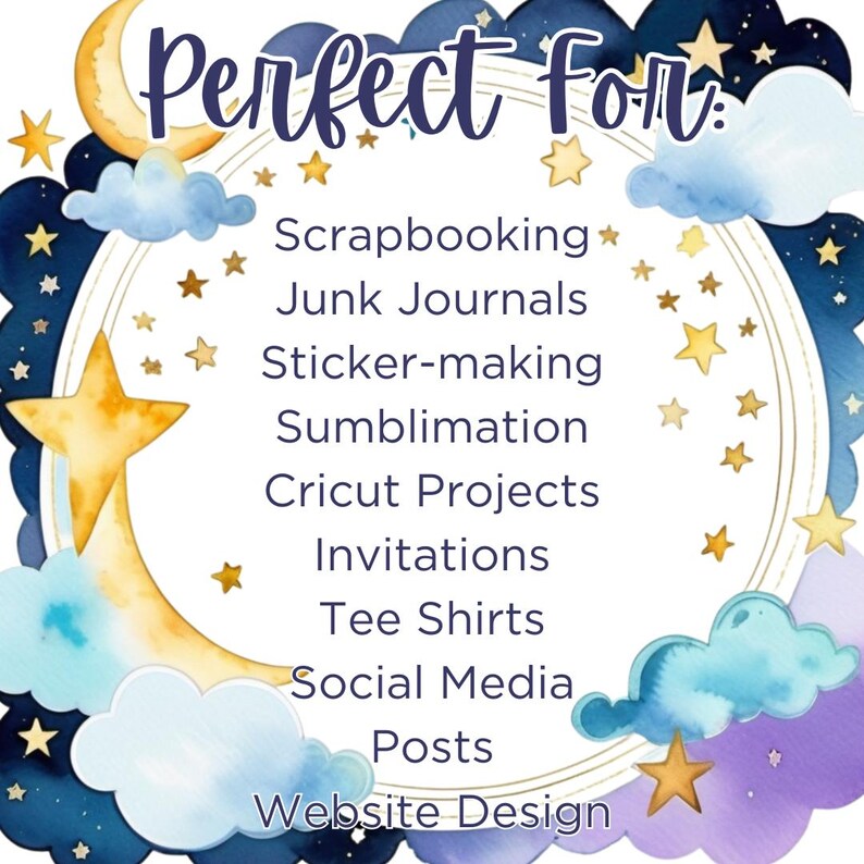 Celestial Slumber Party Clip Art Bundle | Sleepover Girls & Pajama ...