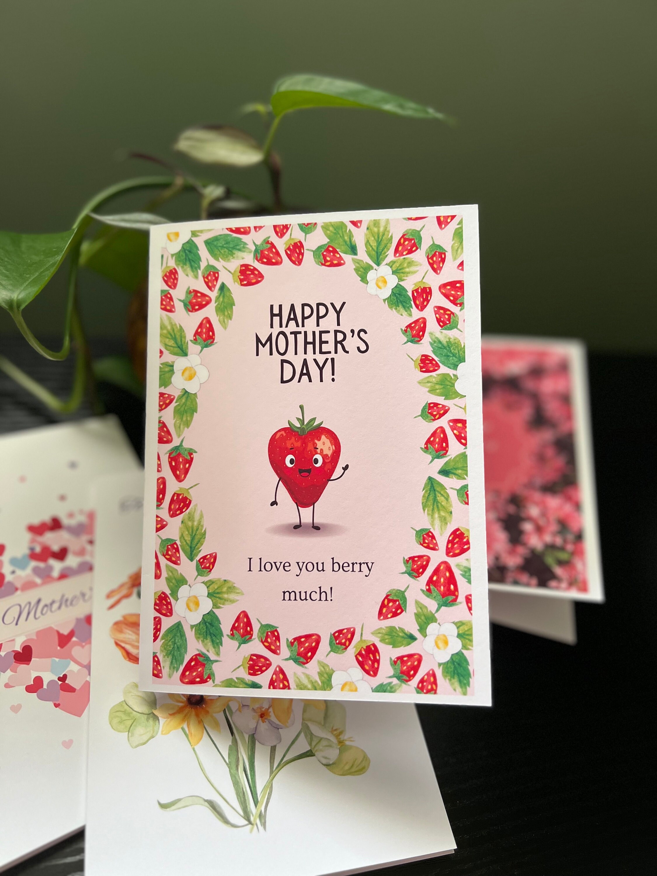 Mothers Day Cards for Her. High Quality Cards With Bright Beautiful ...
