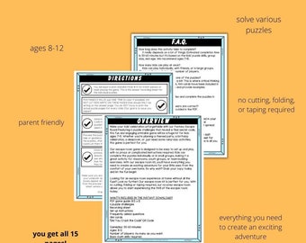 Escape Room virtual para niños: Aventura en CyberTome (Descarga PDF)