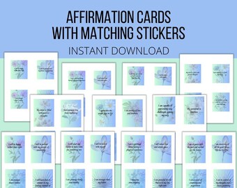 Tarjetas y pegatinas de empoderamiento: Motivación diaria (PDF)