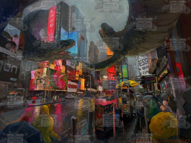 Dragons of New York City 2024 Calendar Etsy