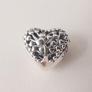 pandora, flourishing hearts bracelet s925 charm
