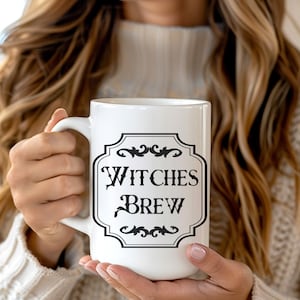 Halloween Witch Mug 11Oz 15Oz Witchy Coffee Mug Halloween Coffee Mug Witches Brew Coffee Mug Fall Coffee Mug Bad Witch  Halloween Gifts
