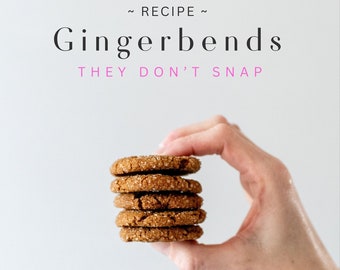 The BEST Soft Ginger Cookie Recipe. Chewy Spicy, rolled cookies, holiday Christmas baking, heritage traditional cookie, molasses cookie,