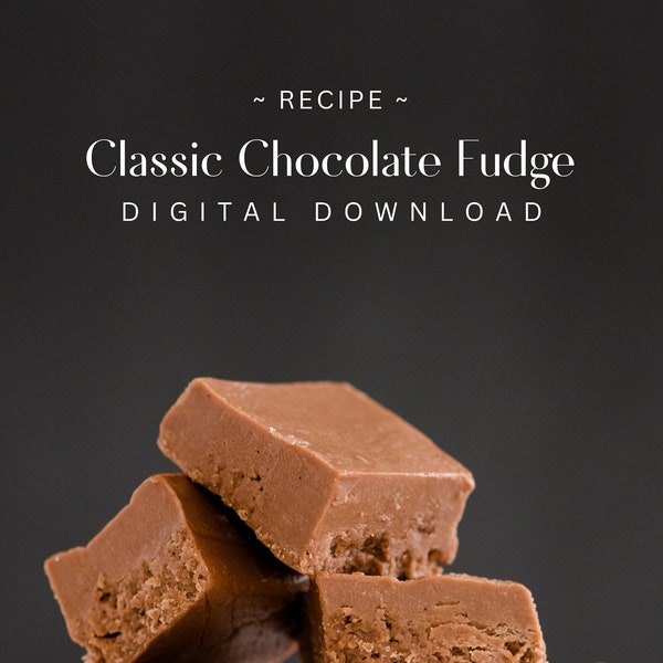 Old Fashioned Fudge Recipe , Creamy Soft Smooth, Traditional Homemade real chocolate, Classic Christmas Holiday Heritage Baking, Gluten free