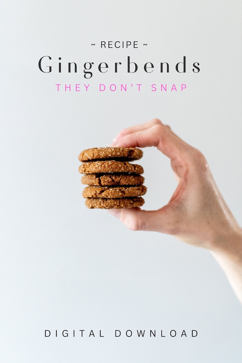 The BEST Soft Ginger Cookie Recipe. Chewy Spicy, rolled cookies, holiday Christmas baking, heritage traditional cookie, molasses cookie, image 2