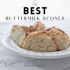 Buttermilk Scones Recipe, Tea Biscuits Tutorial, the BEST scones for brunch