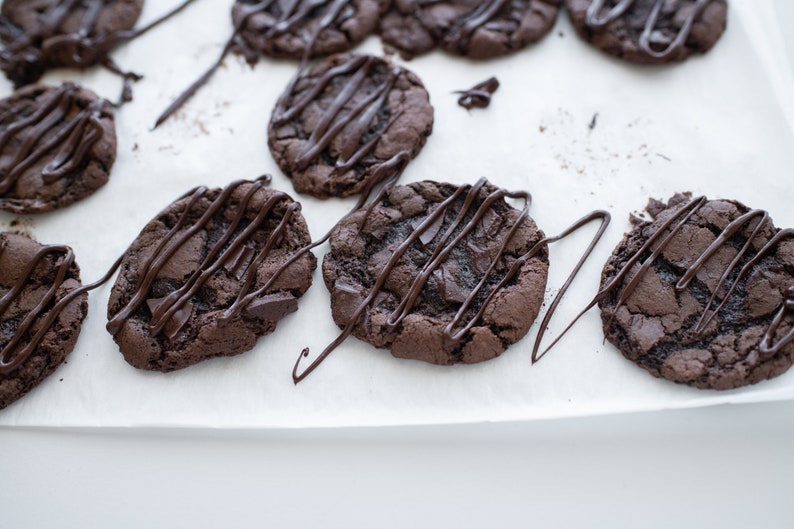 The BEST Double Chocolate Cookies Recipe, Milk Chocolate, Dark Chocolate, Mint Chocolate, Toffee Bits, Soft Chewy, Holiday Baking, Christmas image 8