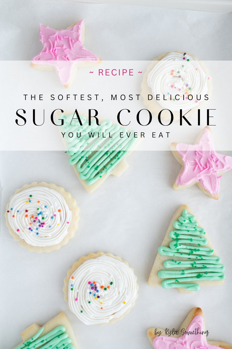 The BEST Soft Sugar Cookie Recipe, Classic Holiday Cookie, Christmas, Valentines, Saint Patricks, Easter, Party Food, Halloween, Birthday image 8