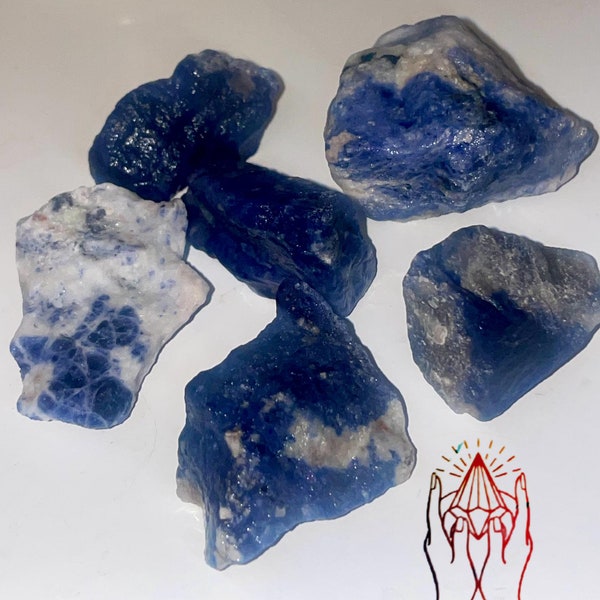 Raw Sodalite, Metaphysical Crystals, Lapidary, jewelry making, Stone carving, Jewelry making, collector, wire wrapping,